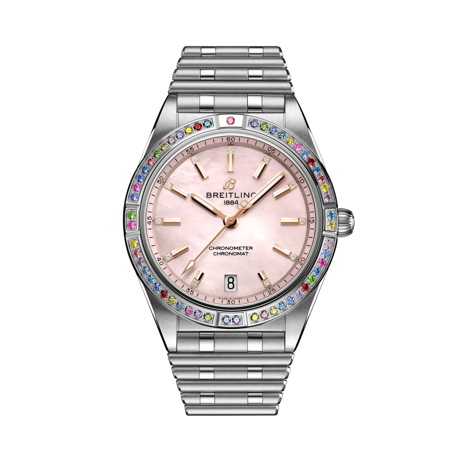 BREITLING G10380BB1K1G1 Swiss Automatic Movement Chronograph Sapphire Crystal Water Resistant 100m