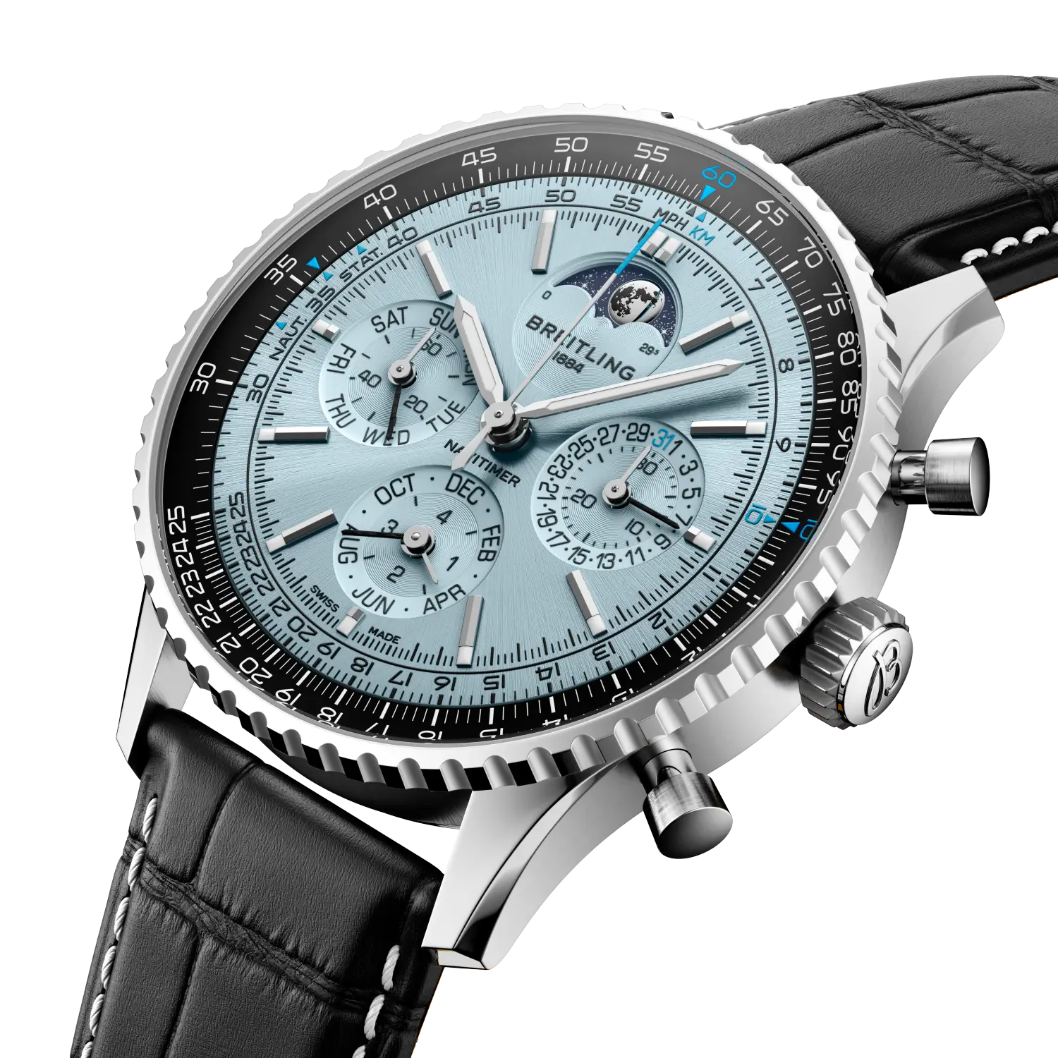Breitling Navitimer B19 PB1920251C1P1 Automatic Chronograph 43mm Perpetual Calendar Men's Watch - Image 2
