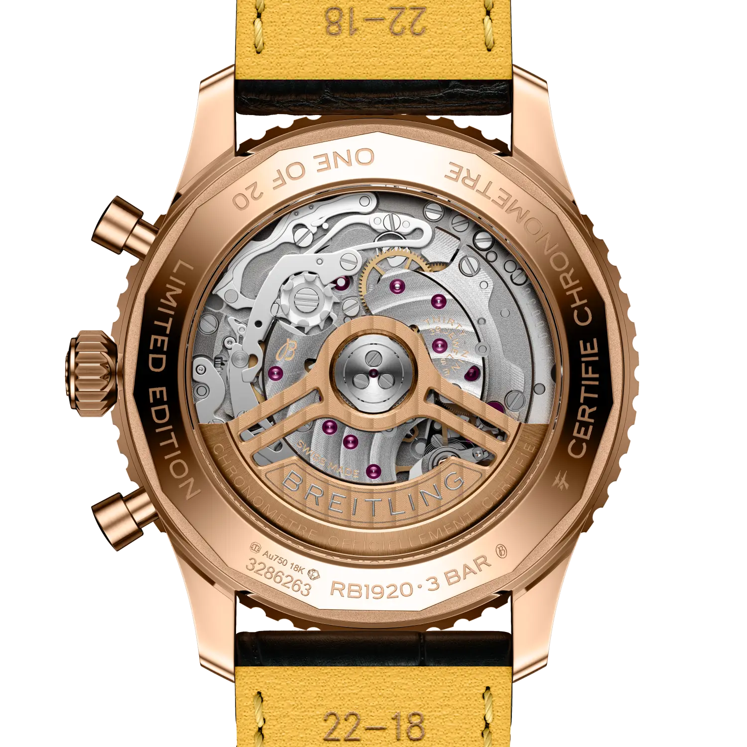 Breitling Navitimer B19 RB19201A1A1P1 Automatic 43mm Chronograph Perpetual Calendar Men's Watch - Image 4