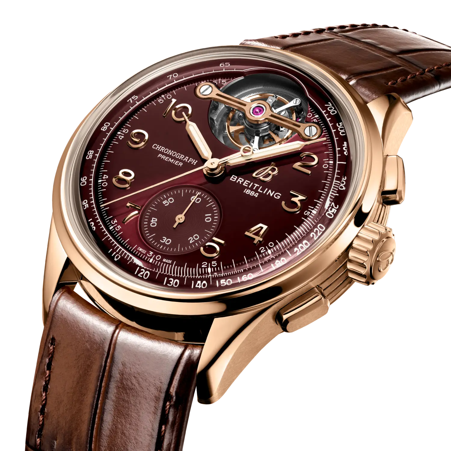 Breitling Premier B21 Chronograph Tourbillon 42 RB21202A1K1P1 Automatic Men's Watch - Image 2