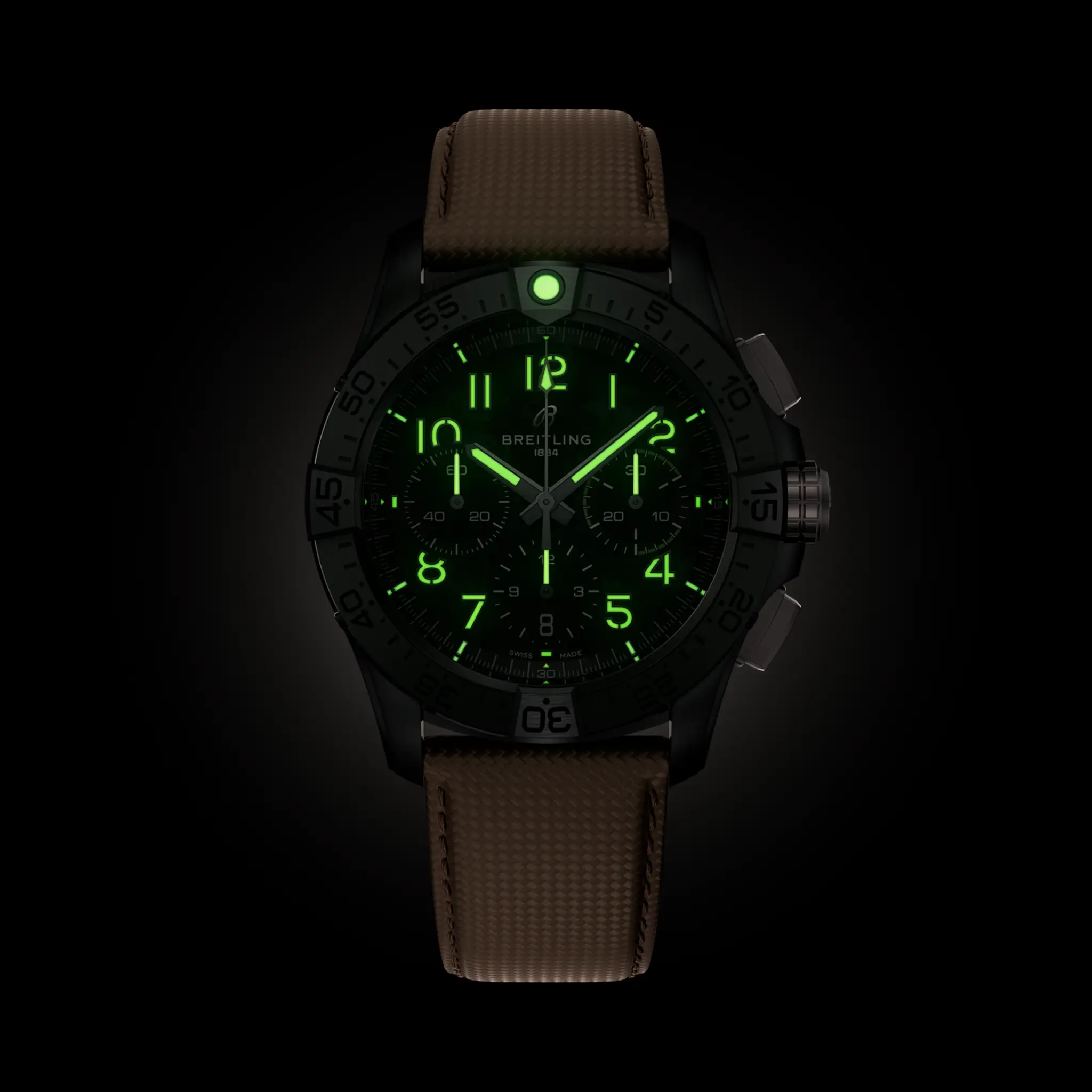 Breitling Avenger B01 Chronograph 42 Night Mission SB0146101B1X1 Automatic Men's Watch - Image 6