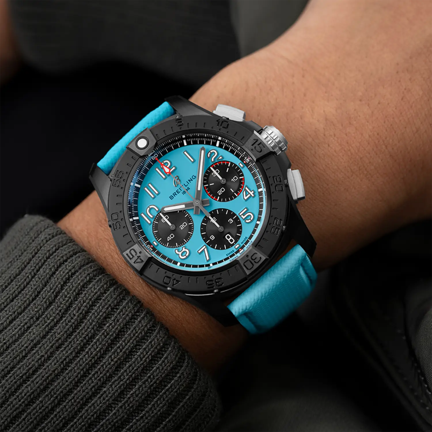 Breitling Avenger B01 Chronograph 42 Night Mission SB0146101L1X1 Automatic Men's Watch - Image 5