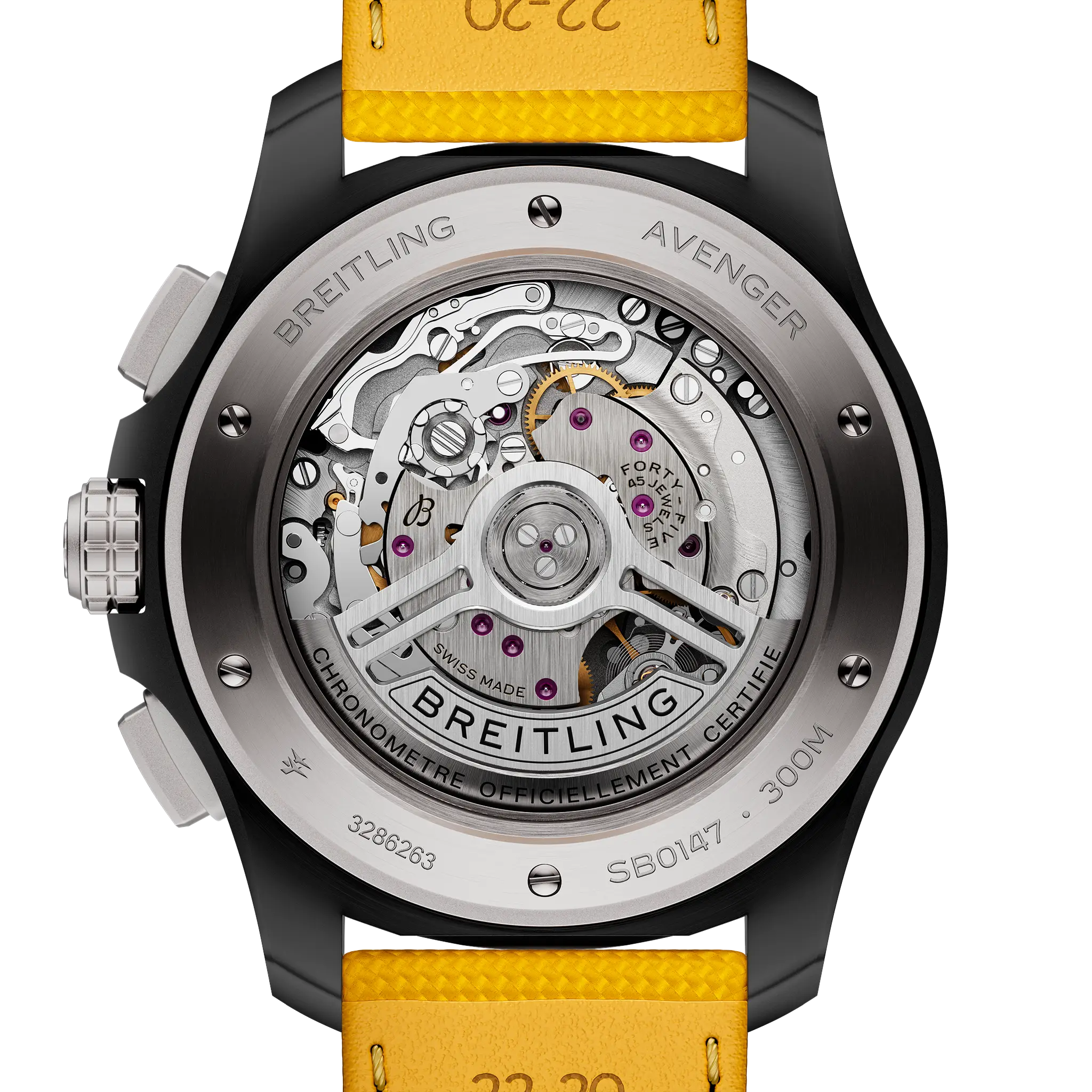 Breitling Avenger B01 Chronograph 44 Night Mission SB0147101I1X1 Automatic Men's Watch - Image 4