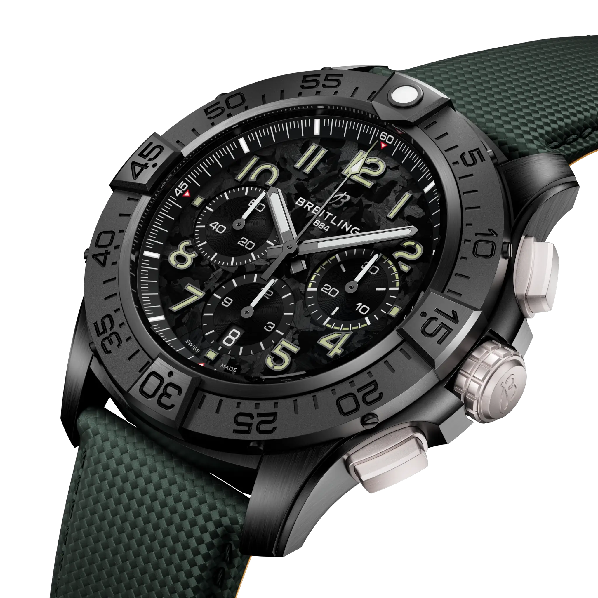 Breitling Super Avenger B01 Chronograph 46 Night Mission SB0148101B1X1 Automatic Men's Watch - Image 2