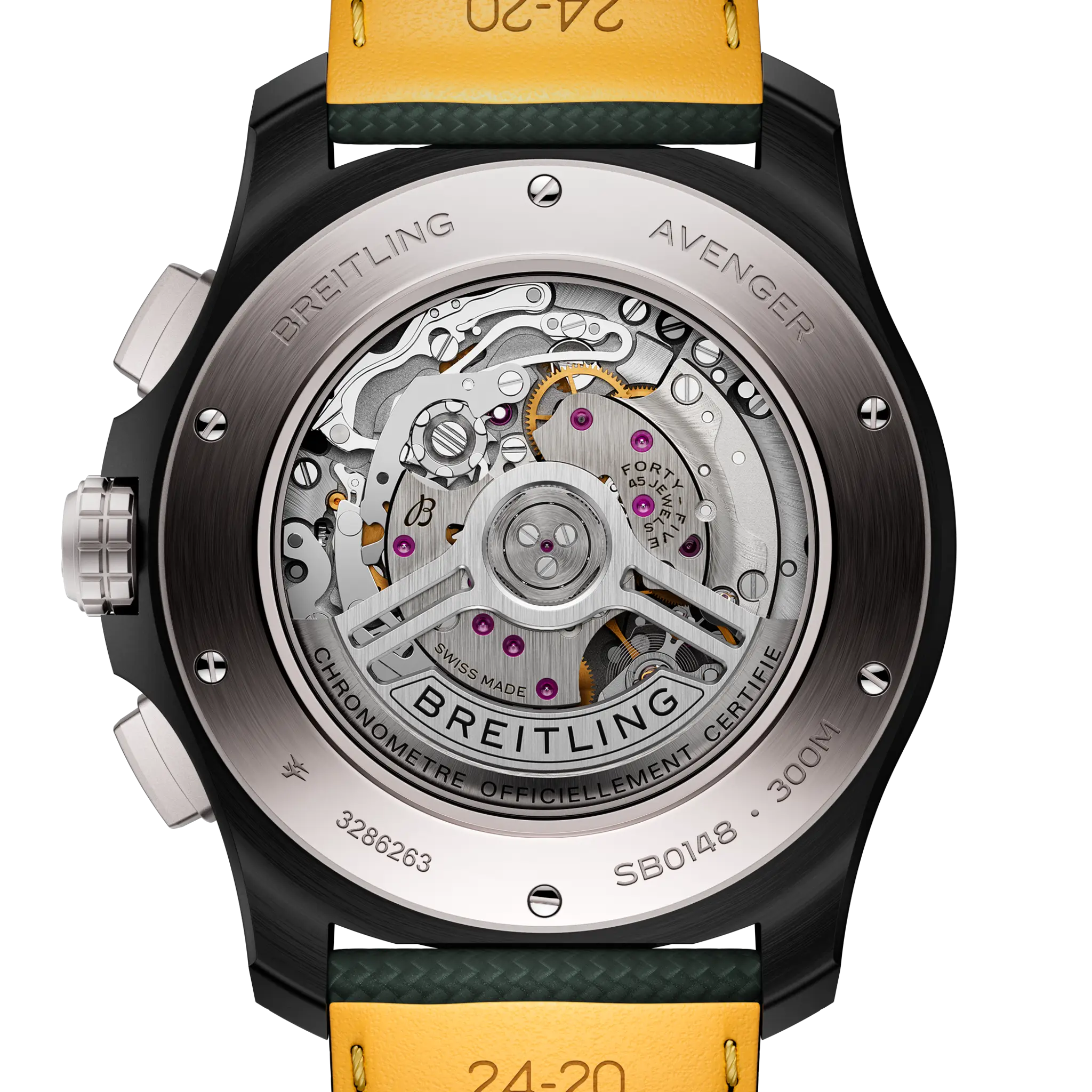 Breitling Super Avenger B01 Chronograph 46 Night Mission SB0148101B1X1 Automatic Men's Watch - Image 4