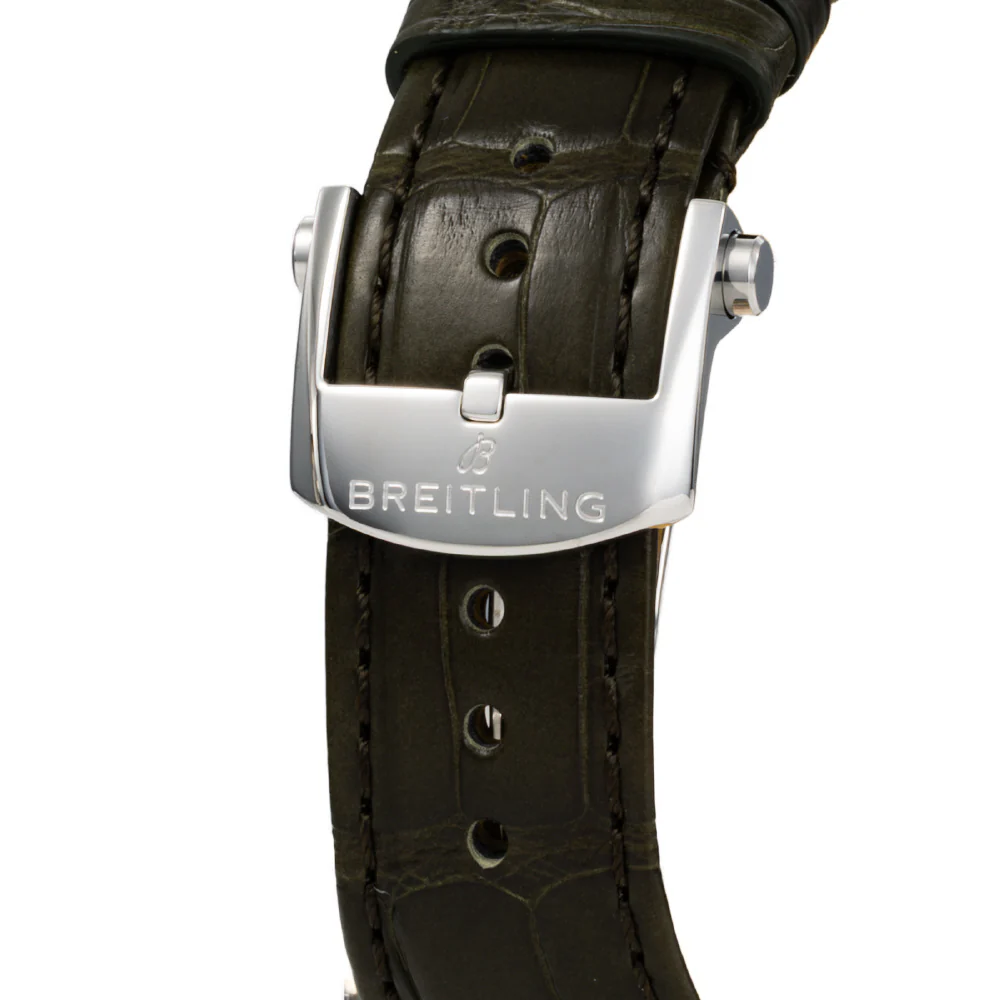 Breitling U17356531L1P1 Super Chronomat Automatic 2-Year Warranty Green Dial Chronograph Swiss Movement Luxury Watch - Image 5