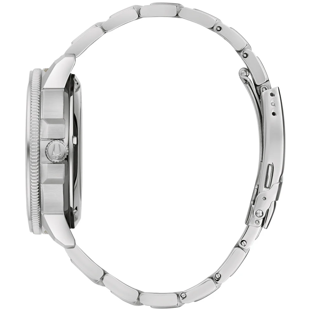 BULOVA 96A289 Marine Star Men's Watch with Water Resistance, Stainless Steel Case, Luminous Hands, and Date Function for Everyday Elegance - Image 2