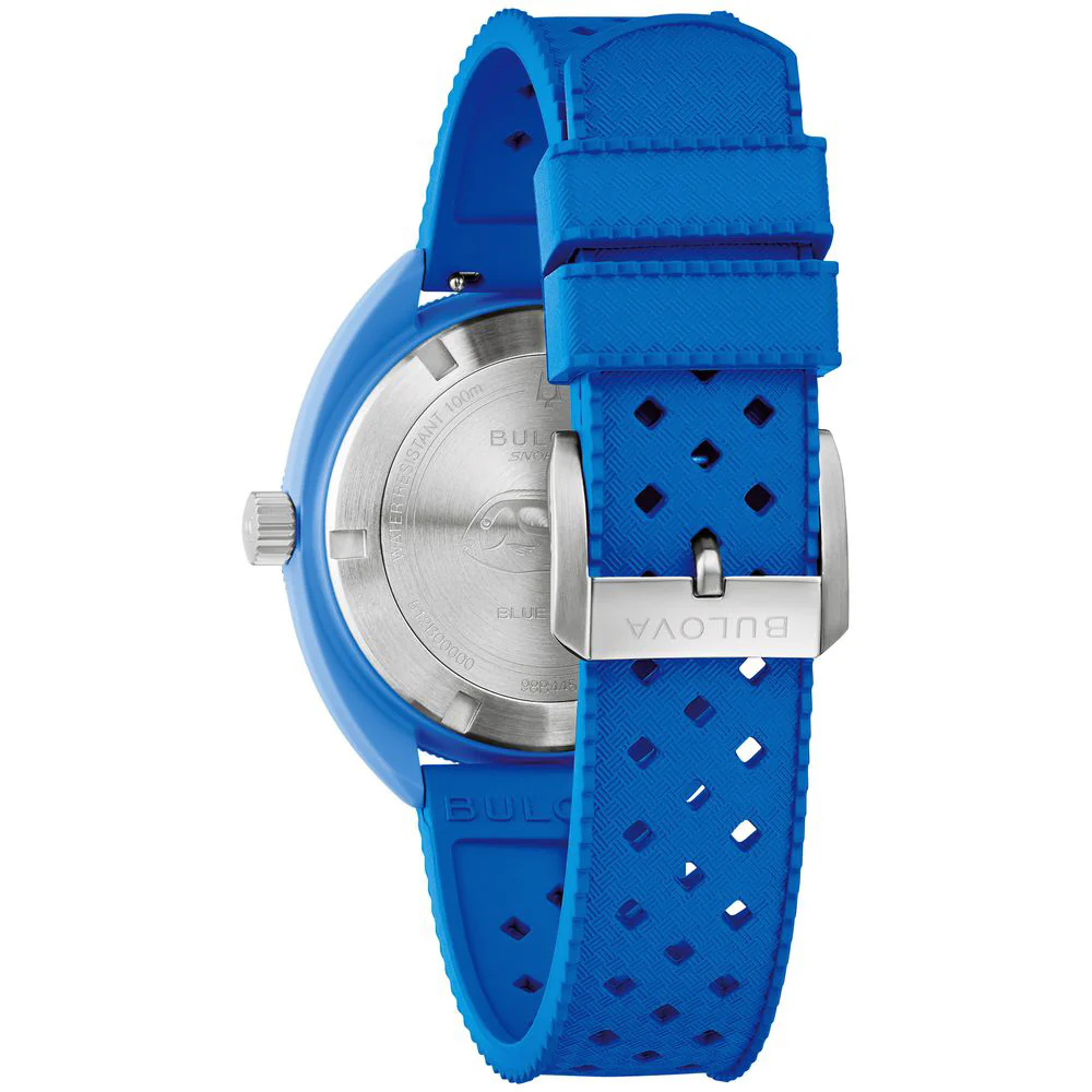 BULOVA 98B445 Archives Series Snorkel Stylish Dive Watch Water Resistant Stainless Steel Case Luminous Hands - Image 3