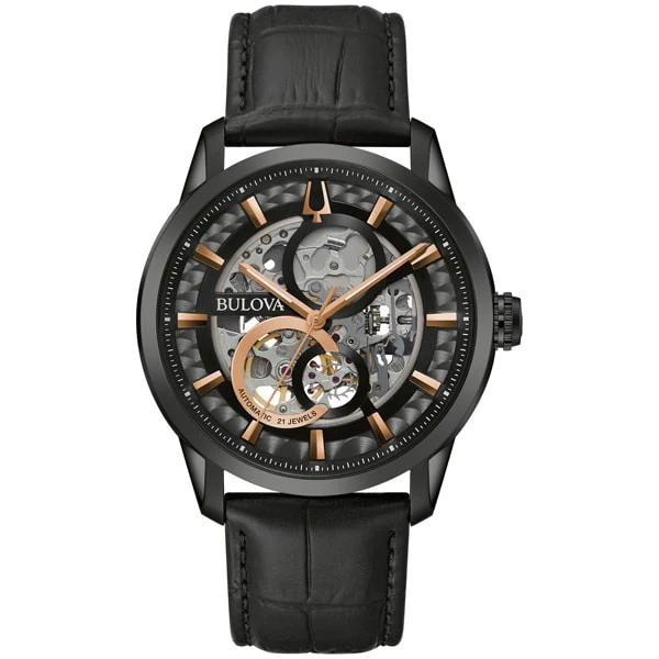 BULOVA A283 Classic Design Stainless Steel Water Resistant 3-Year Warranty Elegant Timepiece