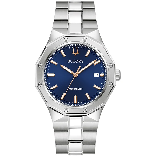 BULOVA B463 Classic Automatic Mechanical Men's Watch Metal Band 3-Year Warranty Elegant Design