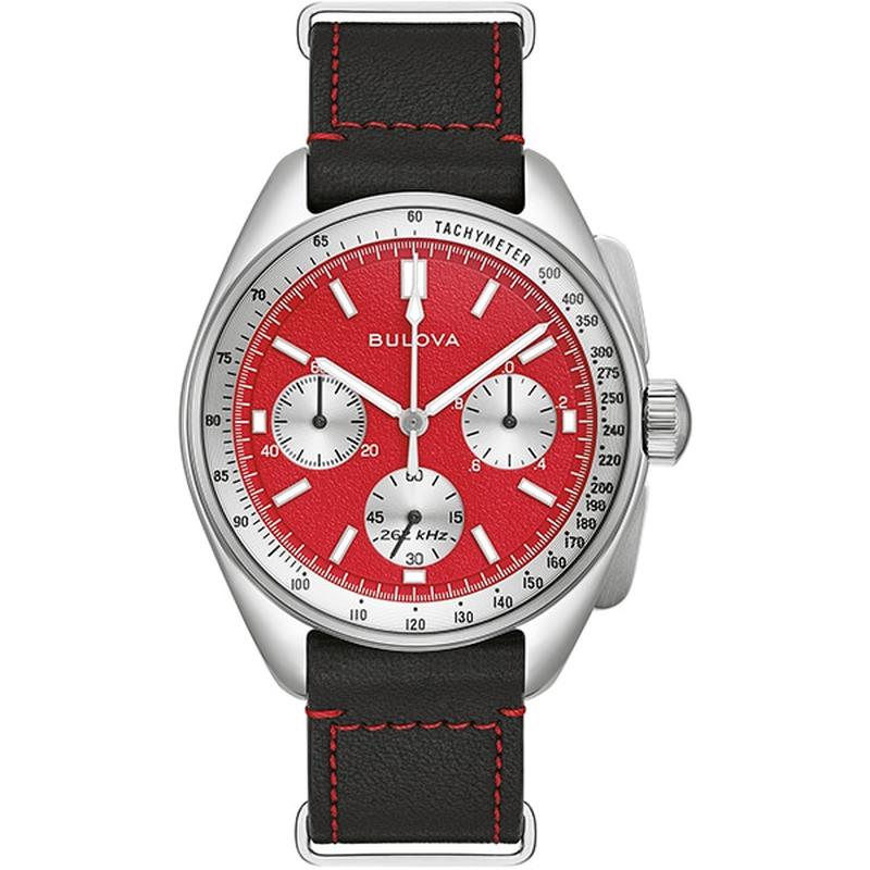 BULOVA Men's Archives Series Lunar Pilot Chronograph High Precision Quartz with Extra Band - Authentic Product with 3-Year Warranty - 96K115 - Image 13