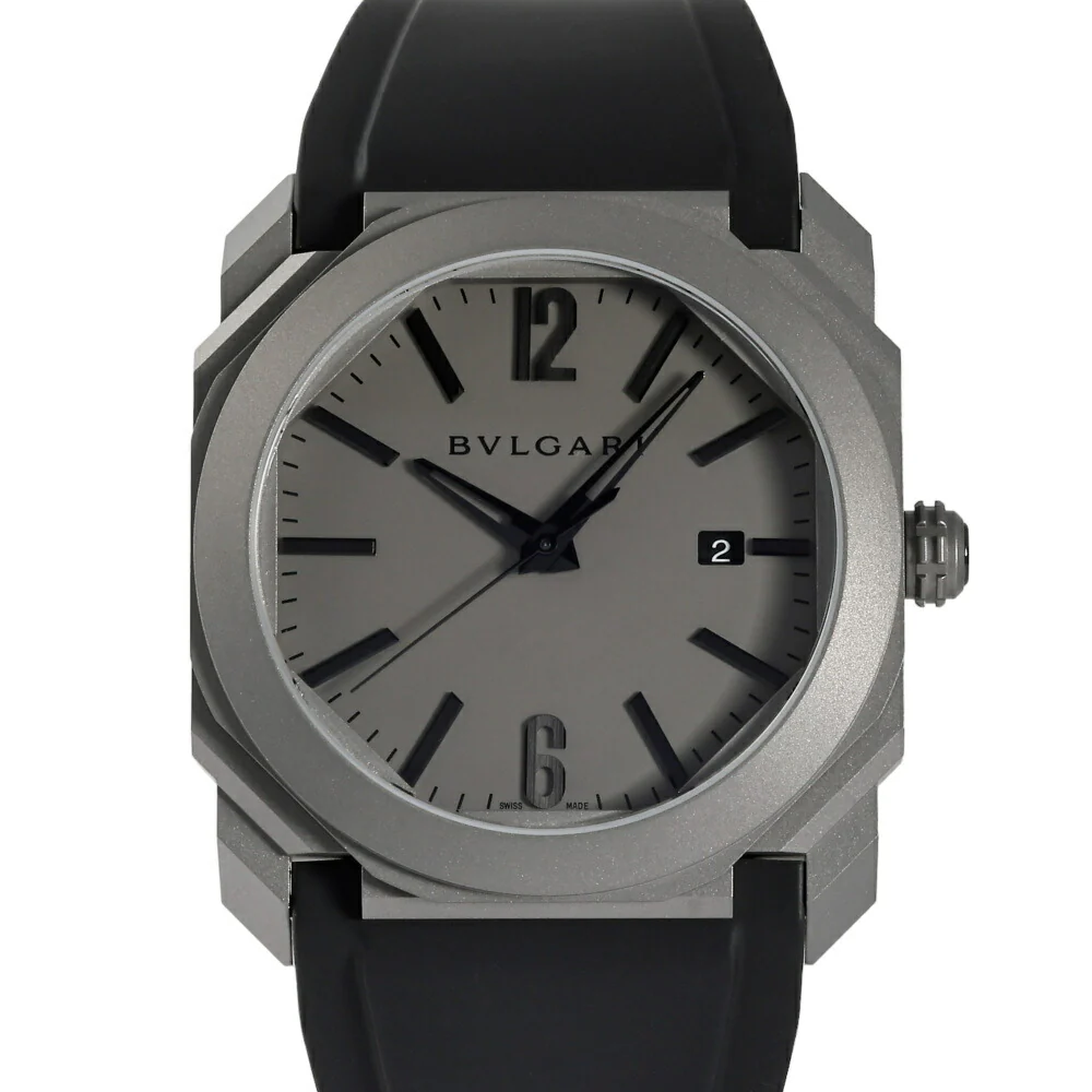BVLGARI 102858 Elegant Swiss Movement Stainless Steel Case Sapphire Crystal Water Resistant