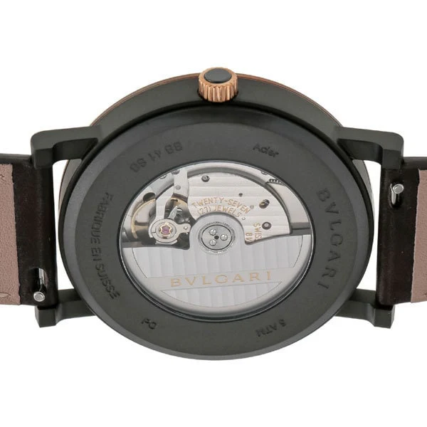 BVLGARI BB41C11BSD/MB Ladies Black Watch with Elegant Design, Swiss Quartz Movement, Water Resistant, 2 Year Warranty - Image 5