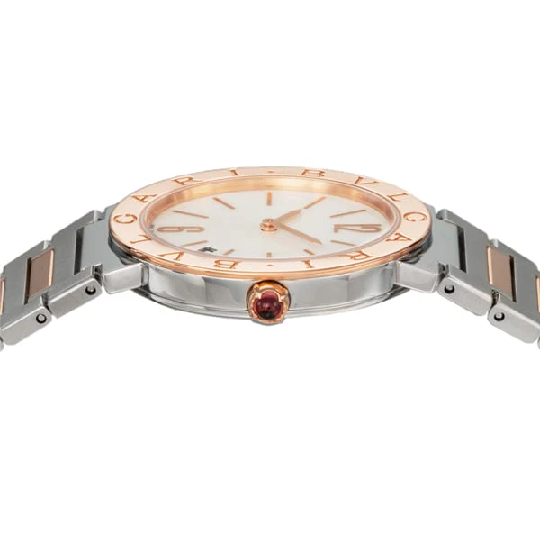 BVLGARI BBL33WSPGDQZ BVLGARI Bvlgari BBL33WSPGD-QZ 2-Year Warranty White Watch - Luxury Timepiece for Men - Image 4