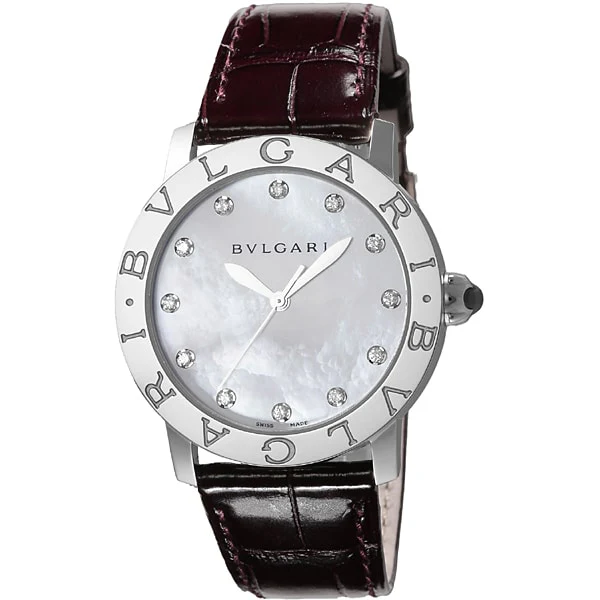 BVLGARI BBL37WSLC9 Elegant Women's Watch Alligator Leather Strap Swiss Made 2-Year Warranty Luxury Timepiece - Image 3