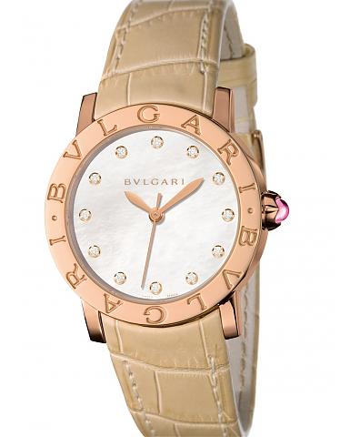 BVLGARI BBLP33WGL/12 Elegant White Watch with 2 Year Warranty, Timeless Design, Luxurious Craftsmanship for Everyday Wear