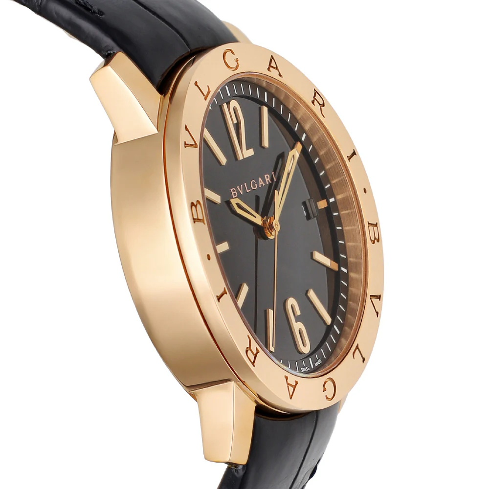 BVLGARI BBP39BGLD Luxury Black Dial Stylish Design 2-Year Warranty Swiss Automatic Movement - Image 2