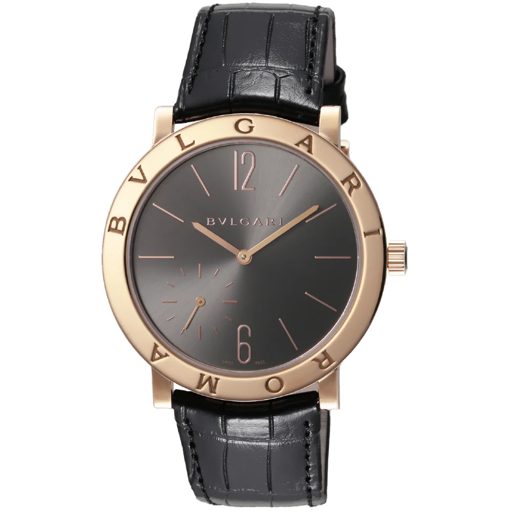 BVLGARI BBP41C14GLXT Elegant Black Watch with 2 Year Warranty, Timeless Design, Swiss Craftsmanship and Luxurious Style
