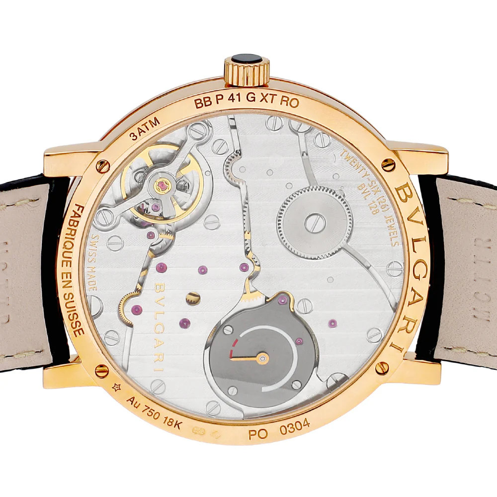 BVLGARI BBP41C14GLXT Elegant Black Watch with 2 Year Warranty, Timeless Design, Swiss Craftsmanship and Luxurious Style - Image 5