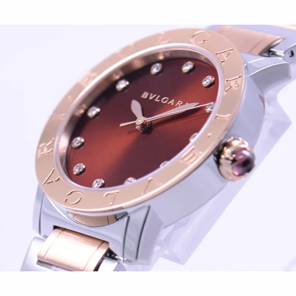 BVLGARI Bvlgari BBL33C11SPG/12 2-Year Warranty Brown Luxury Watch - Parallel Import