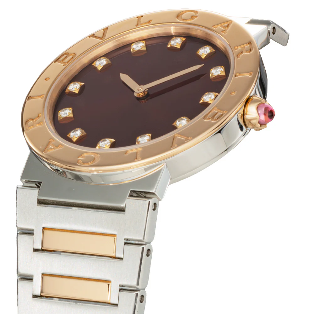 BVLGARI Bvlgari BBL33C11SPG/12-QZ 2-Year Warranty Brown Watch - Luxury Timepiece for Men - Image 2