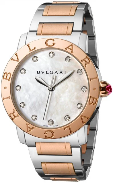 BVLGARI Bvlgari BBL37WSPGL/12 - 2-Year Warranty, Elegant White Design, Luxury Timepiece [Parallel Import]