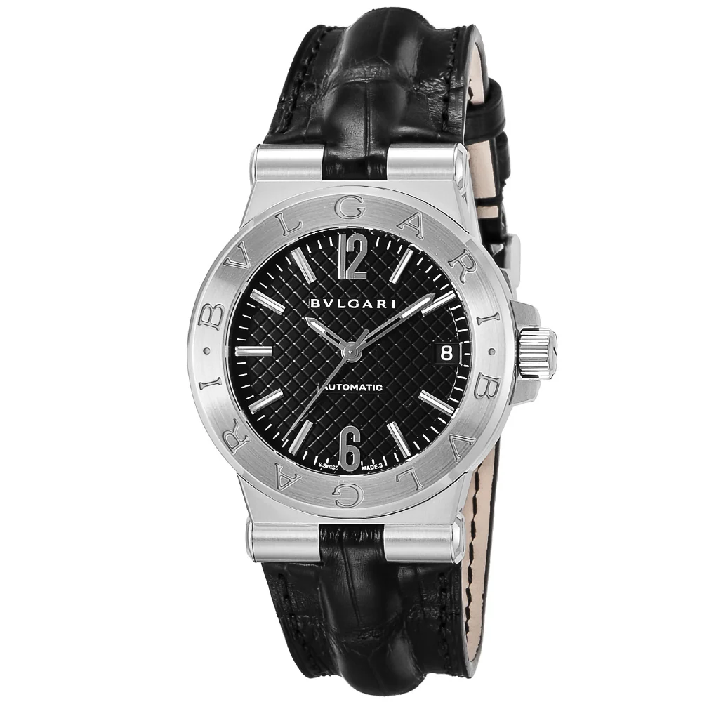 BVLGARI DG35BSLD BVLGARI Diagono 2-Year Warranty Black Watch - Authentic Parallel Import