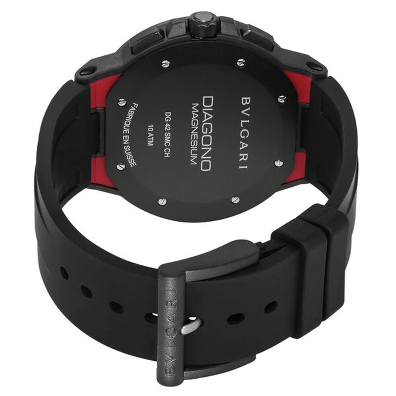 BVLGARI Diagono Magnesium Red DG42C9SMCVDCH [Parallel Import] 2-Year Warranty - Image 3