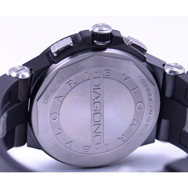 BVLGARI Diagono Ultra Nero DG42BBSCVDCH/1 Black Watch with 2-Year Warranty - Parallel Import - Image 4