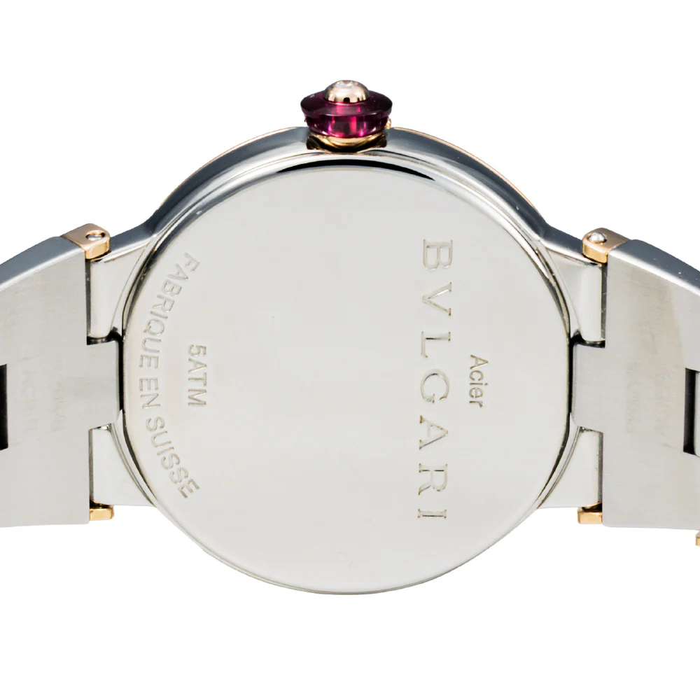 BVLGARI LU28WSPGDSPG12 Lucea White Dial Stainless Steel Case 2-Year Warranty Elegant Design - Image 5