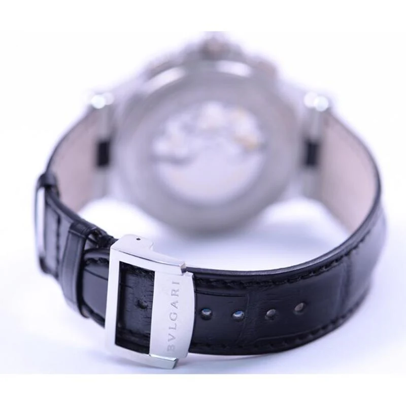 BVLGARI Men's Diagono Black Automatic Watch Parallel Import 2-Year Warranty DG42BSLDCH - Image 4