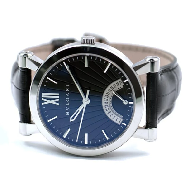 BVLGARI Men's SOTIRIO BVLGARI Black Automatic Watch Parallel Import 2-Year Warranty SB42BSLDR - Image 3
