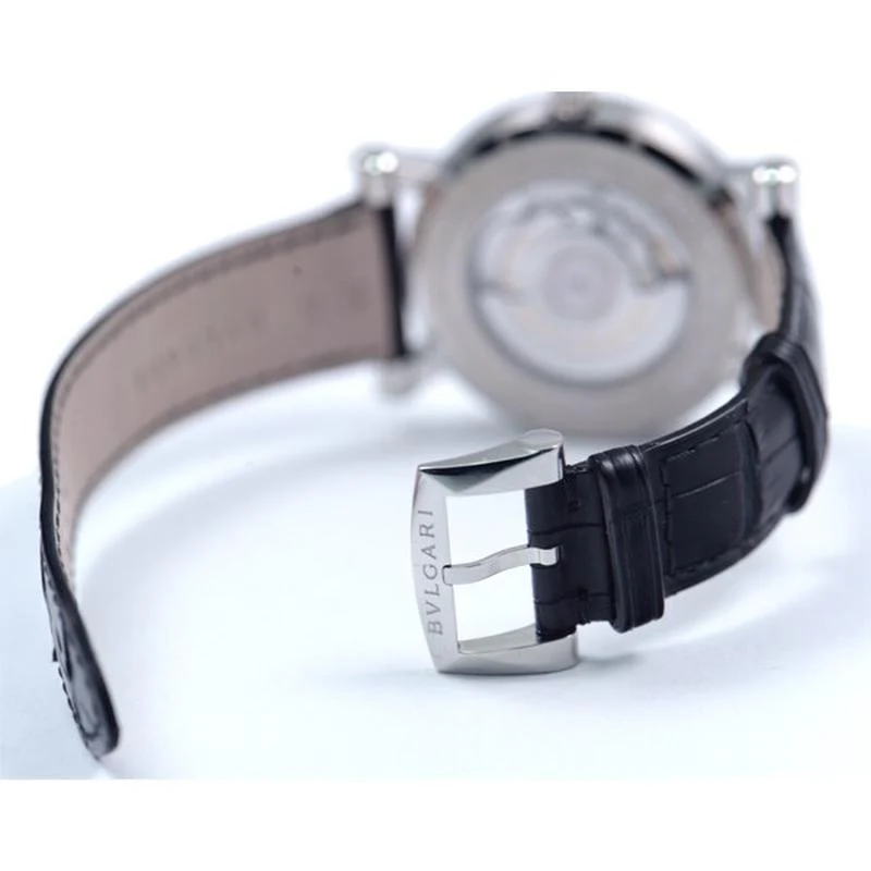 BVLGARI Men's SOTIRIO BVLGARI Black Automatic Watch Parallel Import 2-Year Warranty SB42BSLDR - Image 4
