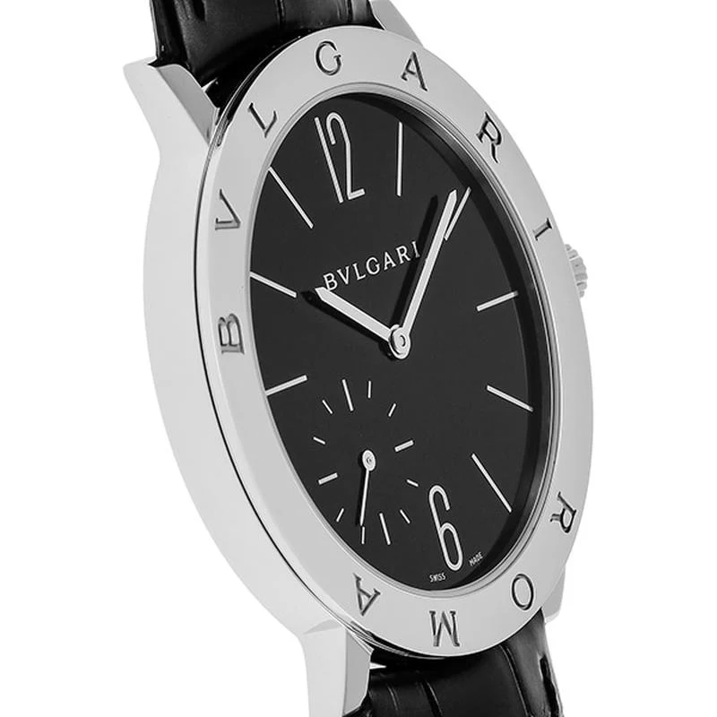 BVLGARI Men's Watch with Alligator Strap, Parallel Import, 2-Year Warranty, BB41BSLXT - Image 3