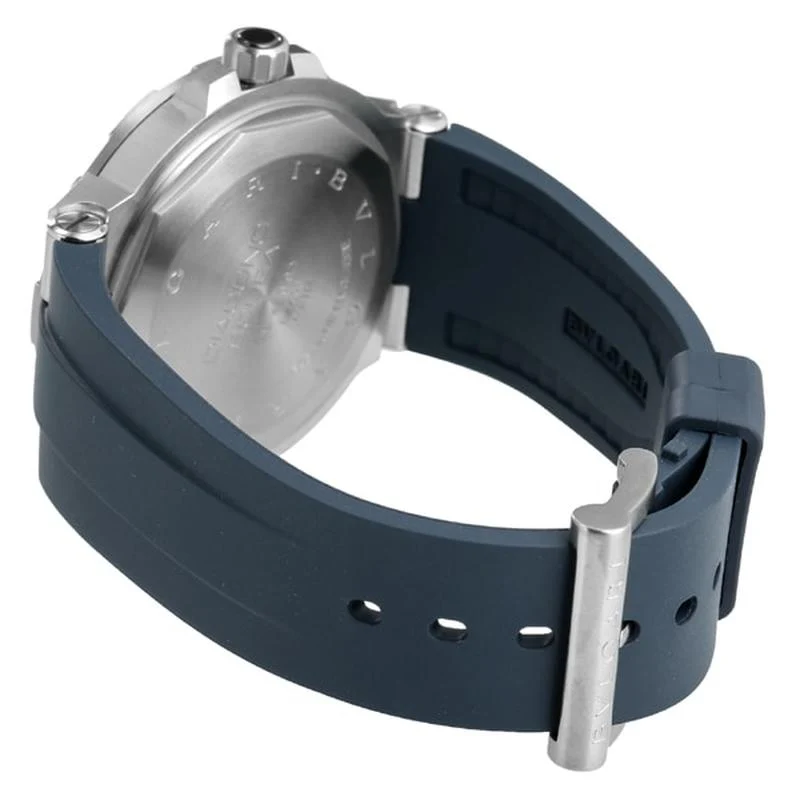 BVLGARI nan Men's Rubber Strap Watch Parallel Import 2-Year Warranty DP41C3SVSD - Image 4