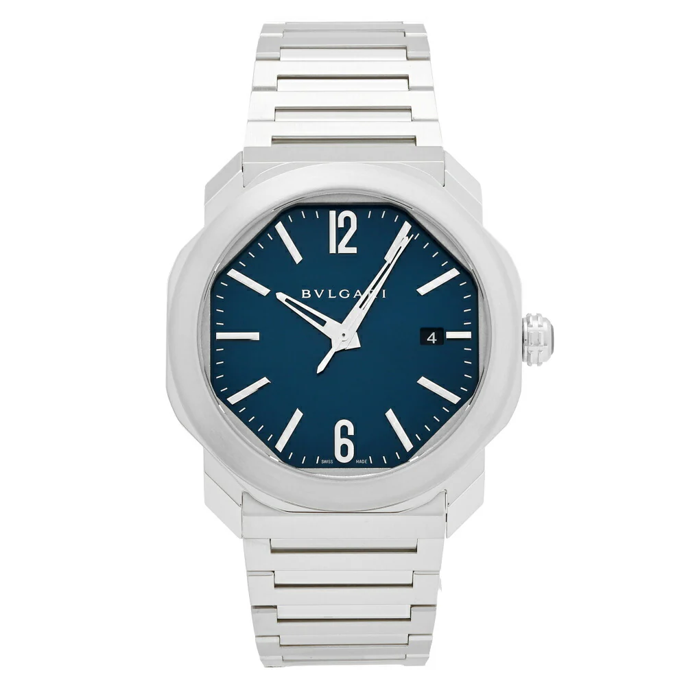 BVLGARI Octo Roma [Octo Roma] 2-Year Warranty [Parallel Import] OC41C3SSD Blue