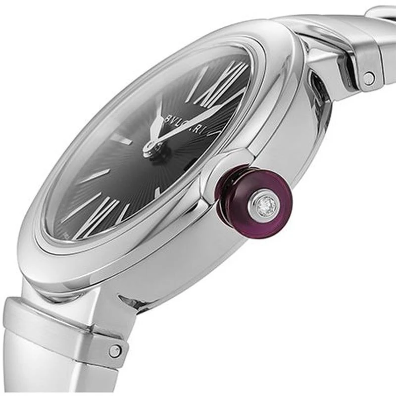 BVLGARI Women's LVCEA Black Parallel Imported Watch with 2-Year Warranty LU28BSSD - Image 2
