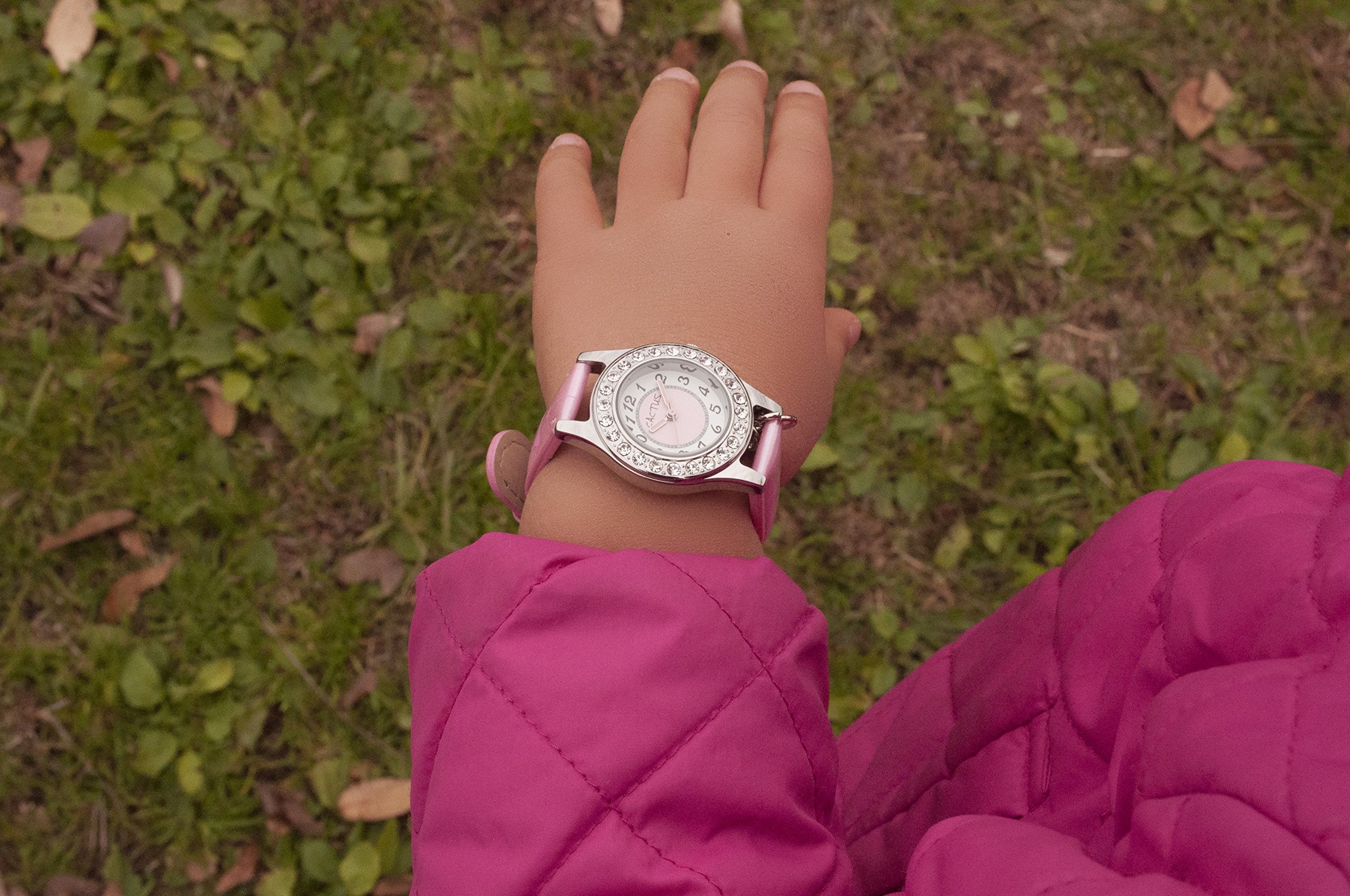 CACTUS CAC-71-L05 Girls Pink Charm Watch - Image 6