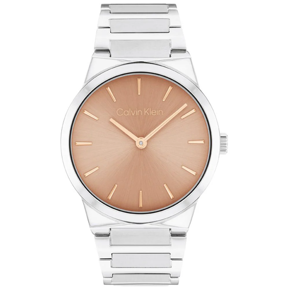 CALVIN KLEIN 25100085 Elegant Pink Watch Stylish Design Quartz Movement Water Resistant