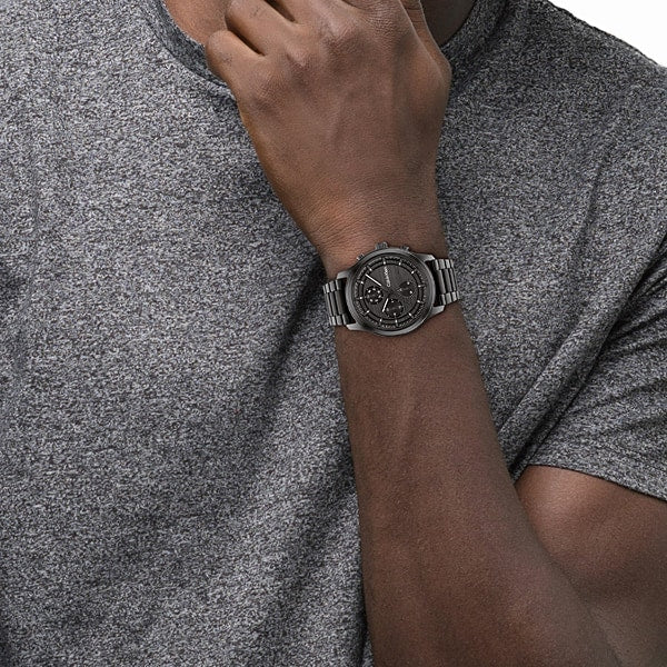CALVIN KLEIN 25200209 【Wristwatch】 SPORT MULTI-FUNCTION All Black Stainless Steel Quartz - Image 4