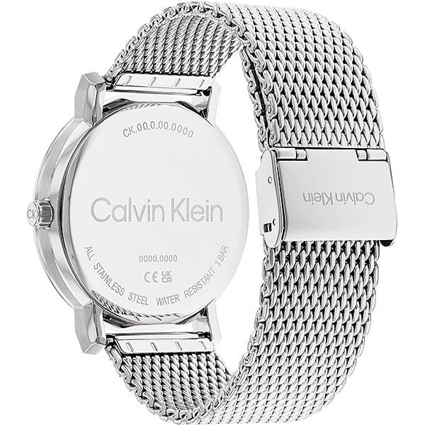 CALVIN KLEIN 25200260 【Watch】CK SLATE Black Dial Stainless Steel Mesh Band - Image 3