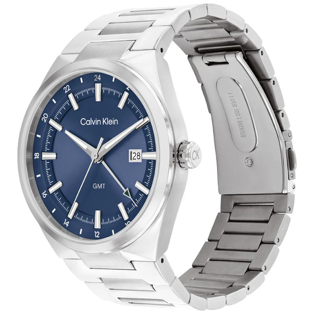 CALVIN KLEIN 25200488 Men's Navy Watch Stylish Design Water Resistant Quartz Movement Elegant Timepiece - Image 2