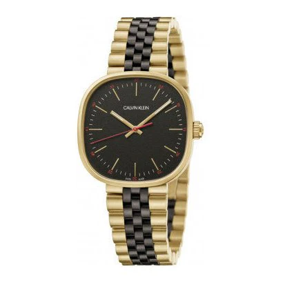 Calvin Klein K9Q125Z1 Elegant Square Design 38mm Water Resistant Stainless Steel Two-Year Warranty