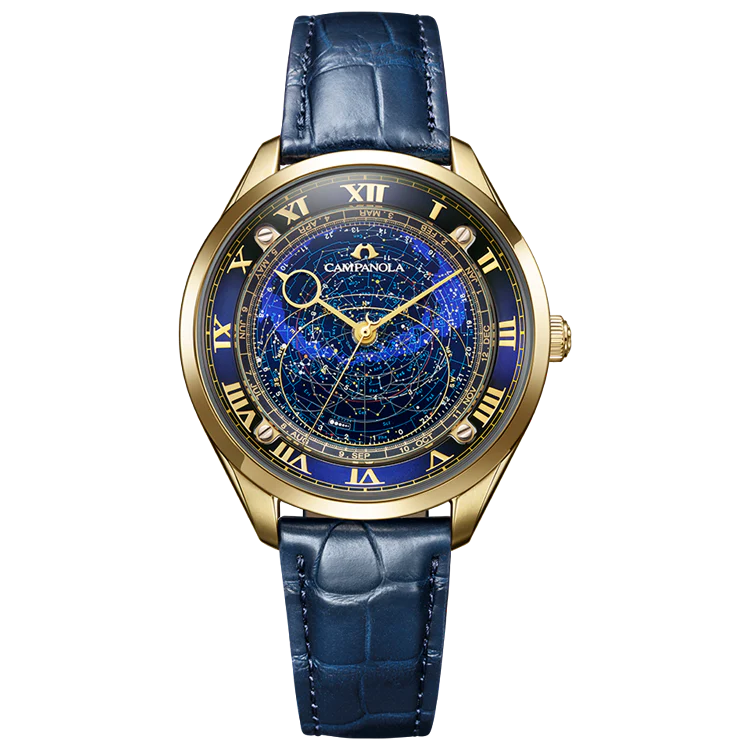 Campanola AO1032-03L Quartz 39mm Unisex Watch - Elegant Design and Precision Timekeeping