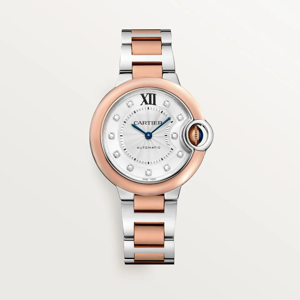 Cartier Ballon Bleu w3bb0021 Elegant Blue Dial Automatic Watch