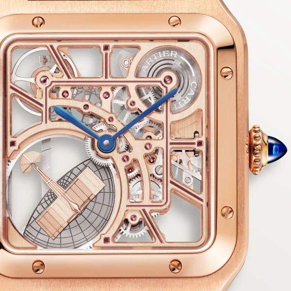 Cartier Santos de Cartier Skeleton watch whsa0030 - Image 7