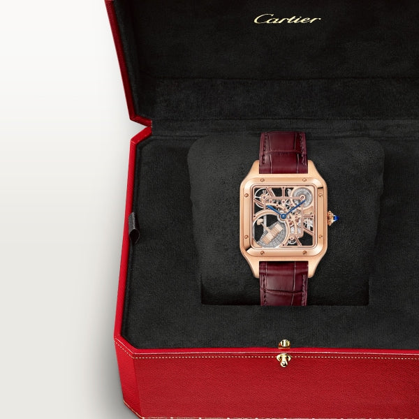 Cartier Santos de Cartier Skeleton watch whsa0030 - Image 8