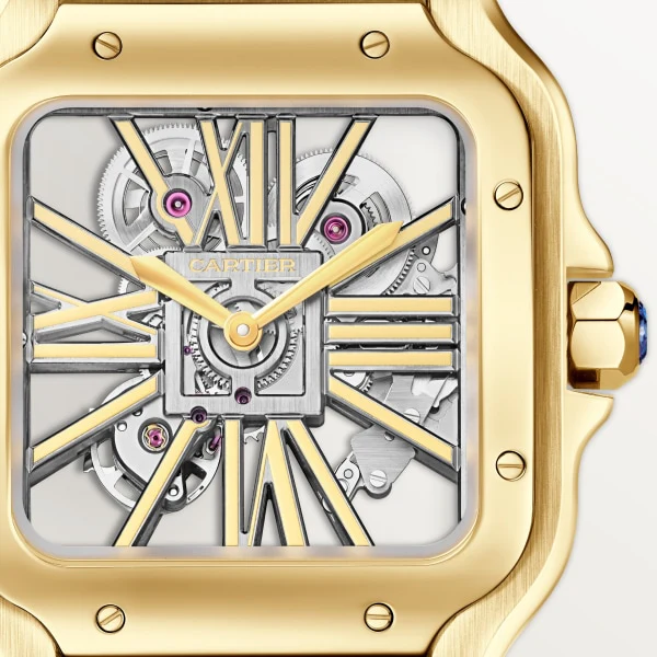 Cartier Santos de Cartier Skeleton watch whsa0042 - Image 6