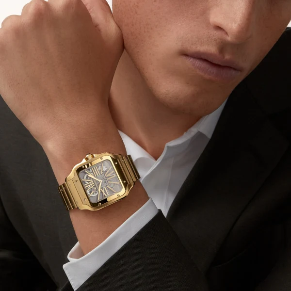 Cartier Santos de Cartier Skeleton watch whsa0042 - Image 9