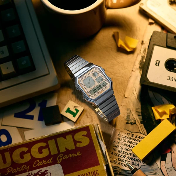 CASIO A130WE-9AJF Classic Digital Watch with Colorful Design Water Resistant Sleek Stainless Steel Lightweight - Image 2